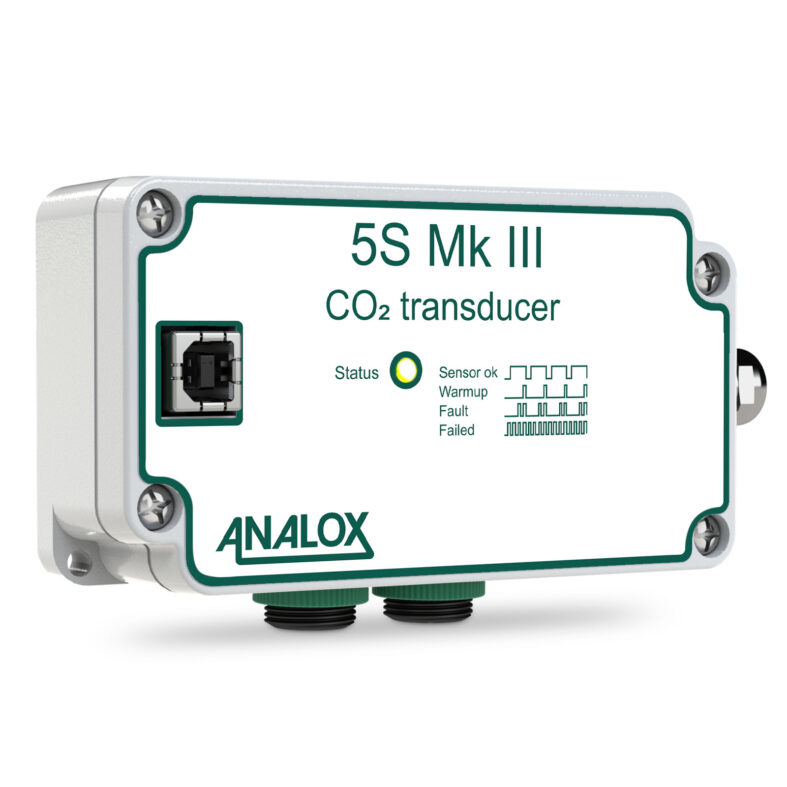 The 5S Mk III is a CO2 transducer